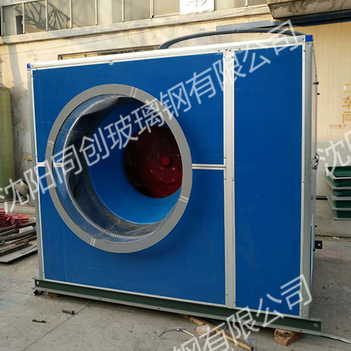 帶消音箱玻璃鋼風機1